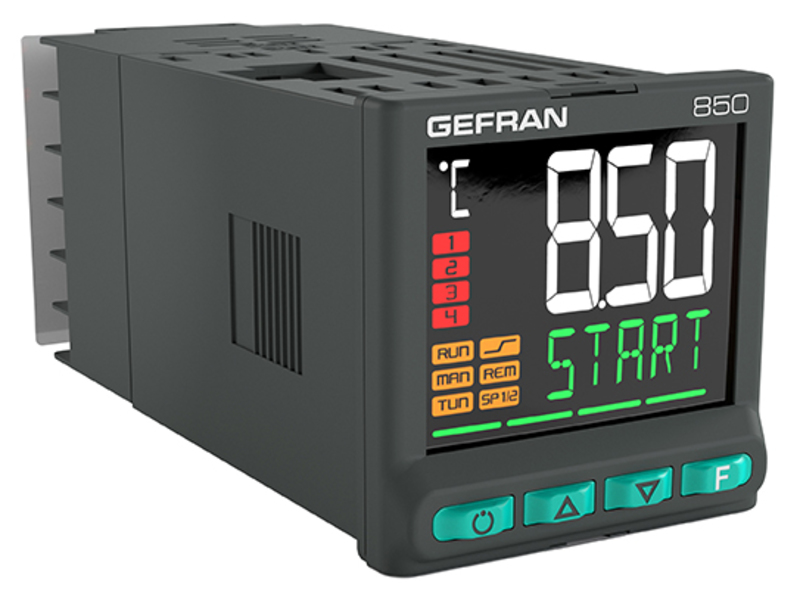 GEFRAN控制器-可編程單元 850系列PID controllers for motorized valves 850 Double loop PID Controller, 1/16 DIN