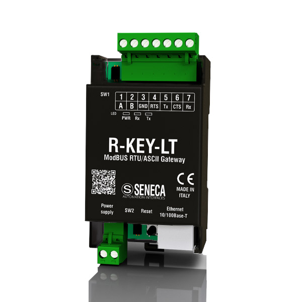 意大利Seneca1端口ModBUS-RTU/ASCII工業(yè)網(wǎng)關(guān) R-KEY-LT